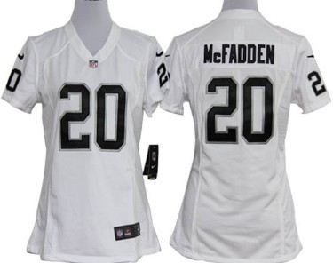 Nike Team Jersey Oakland Raiders 20 Darren Mcfadden White Game
